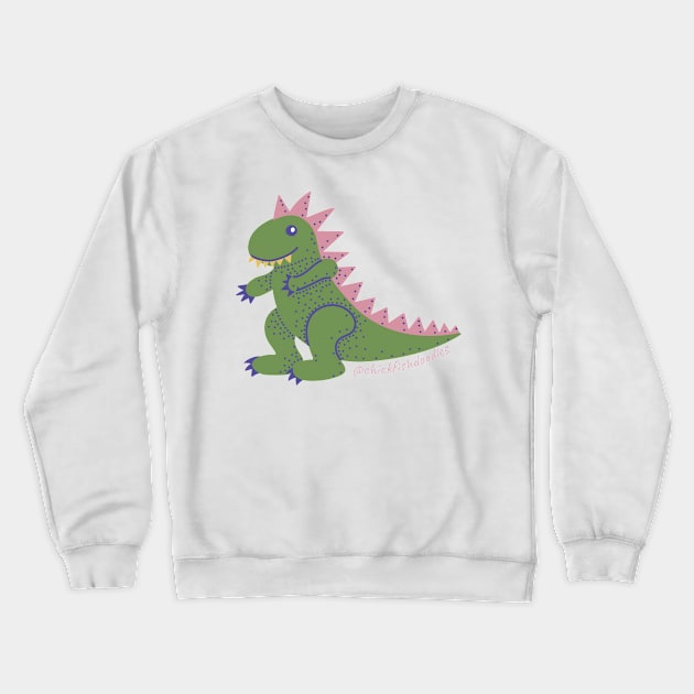 Dino plushie Crewneck Sweatshirt by chickfish